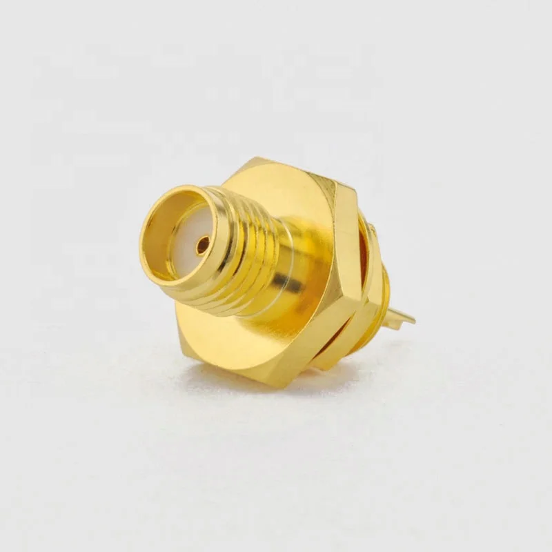 SMA Waterproof Bulkhead Female Jack rf coaxial connectors with Solder Cup 6Ghz