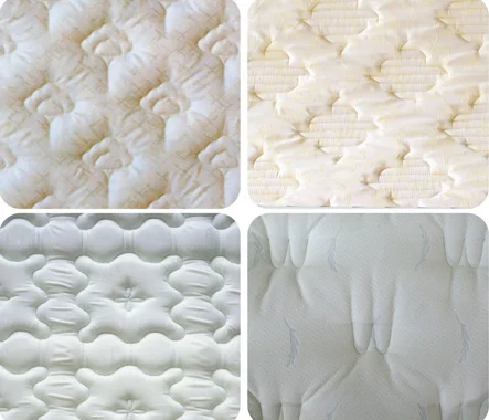 Cheap 100 polyester white  knitted ticking jacquard fabric for pillow and mattress covers