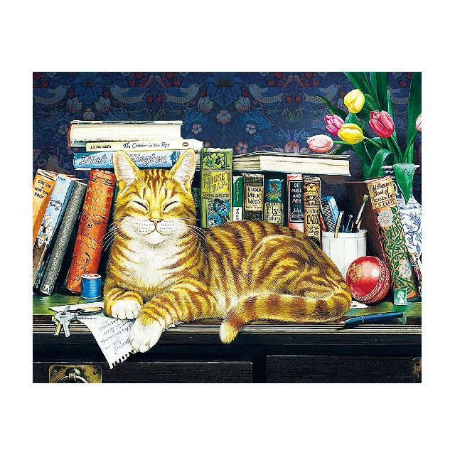 Hot Selling Kids Set Diamond Landscape Decoration Animal Canvas Chinese Art Wall Picture Gifts Guests Dog Painting