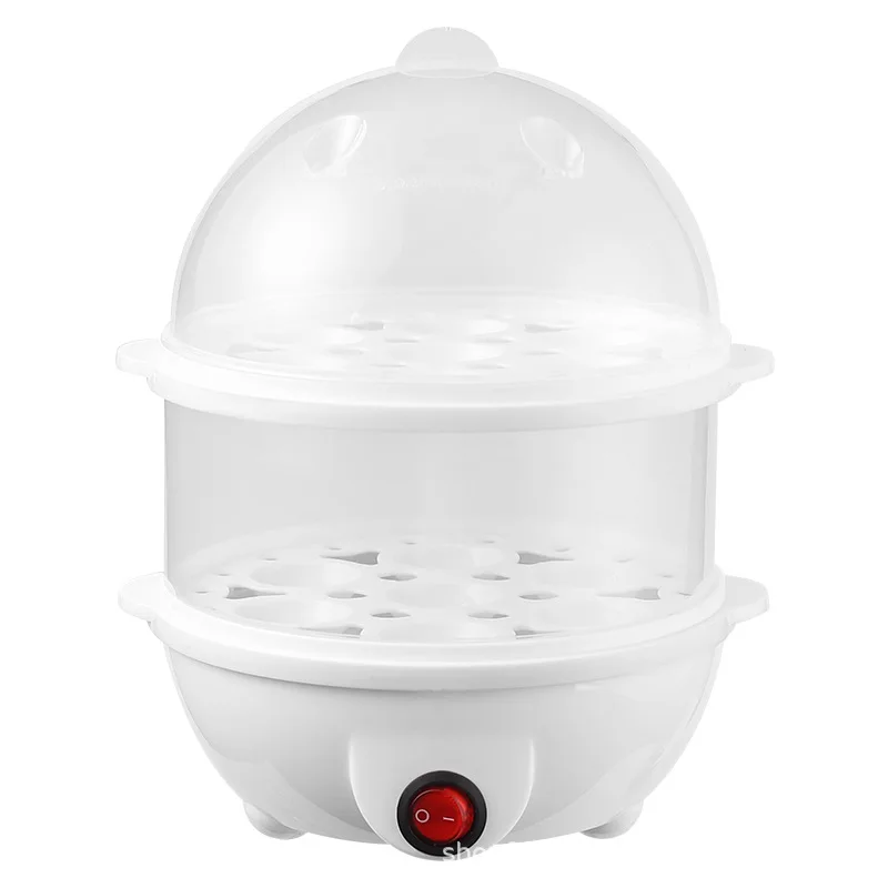 Double layer multi-function egg poacher Household egg steamer Stainless steel egg custard Mini breakfast machine Baby