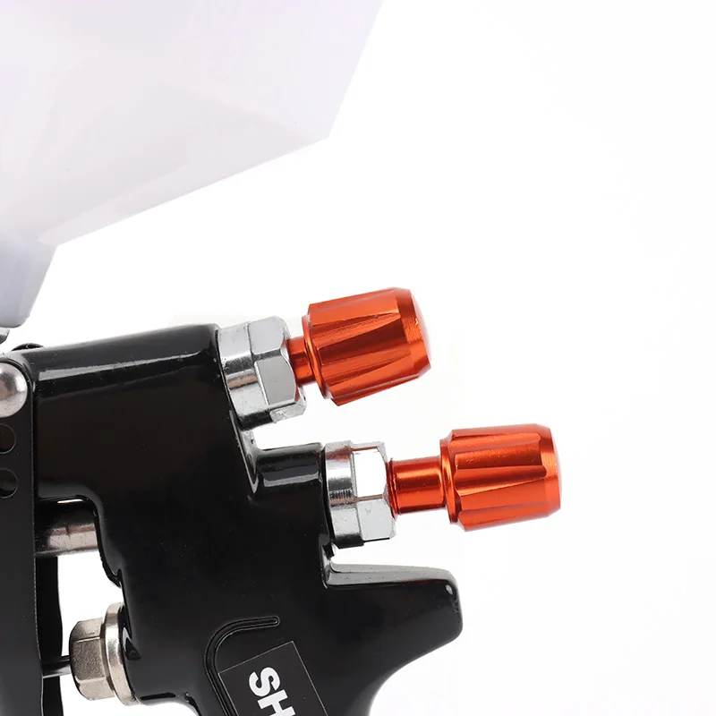 HVLP Air Spray Gun 1.3 mm Nozzle Tip Automotive Gravity Feed Paint Gun Touch Up Primer Top Coat 600 cc Plastic Cup