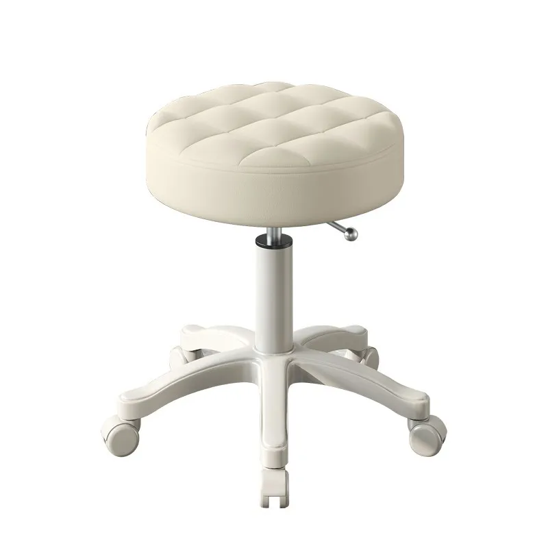 Beauty Salon Equipment Hairdressing Funiture Adjustable Hydraulic Barber Rolling Stool Beauty Chair For Hair Cut
