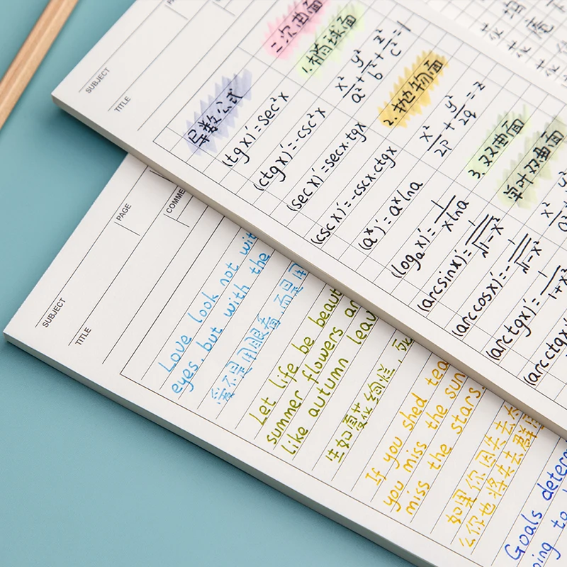 Good Sale Wholesale Paper Custom Size Writing Long notebook with Line