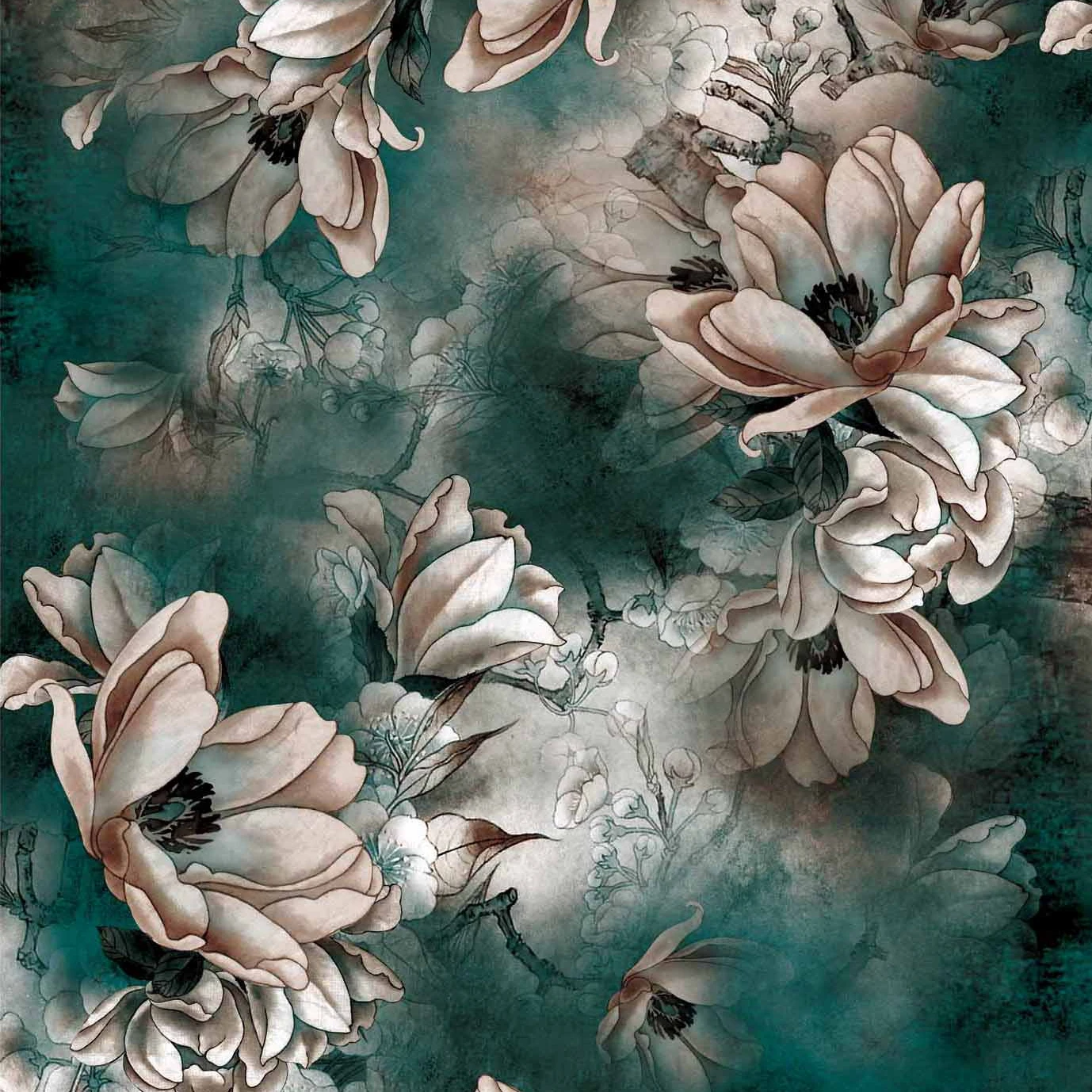 100% polyester beautiful dresses  printed fabric