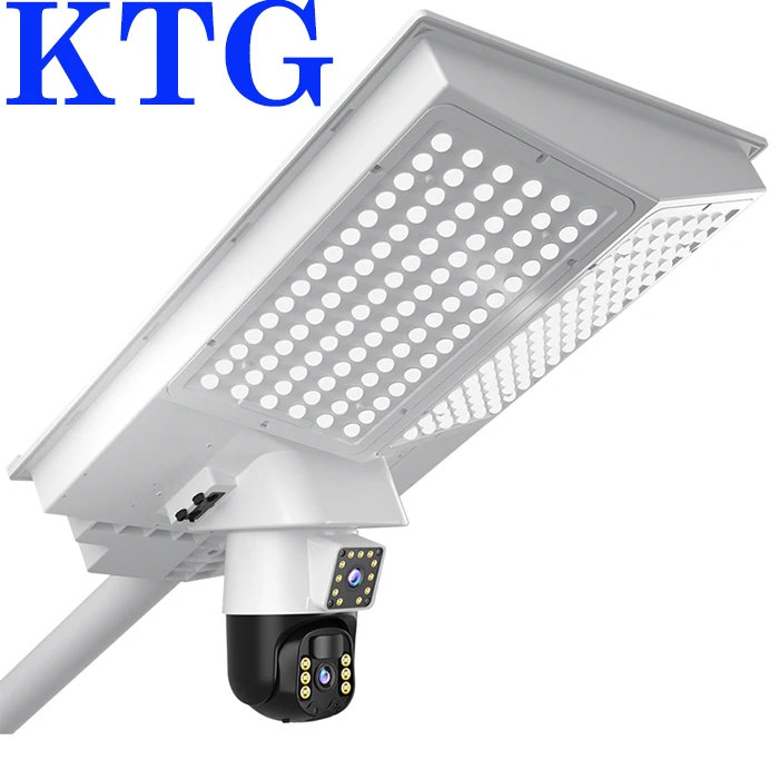 New arrival Solar Street Light With Camera 4G Wifi 4MP Outdoor Solar Monitoring Lamp 2000W CCTV Wireless