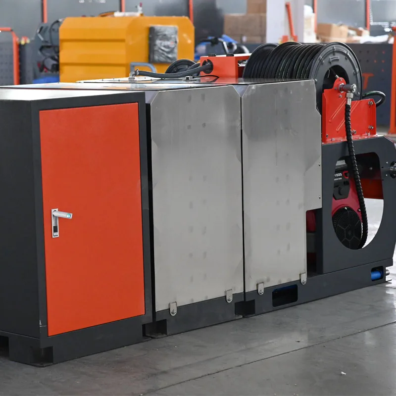 AMJET latest 1000 liter water tank German pump wireless start single cylinder gasoline engine sewer cleaning machine