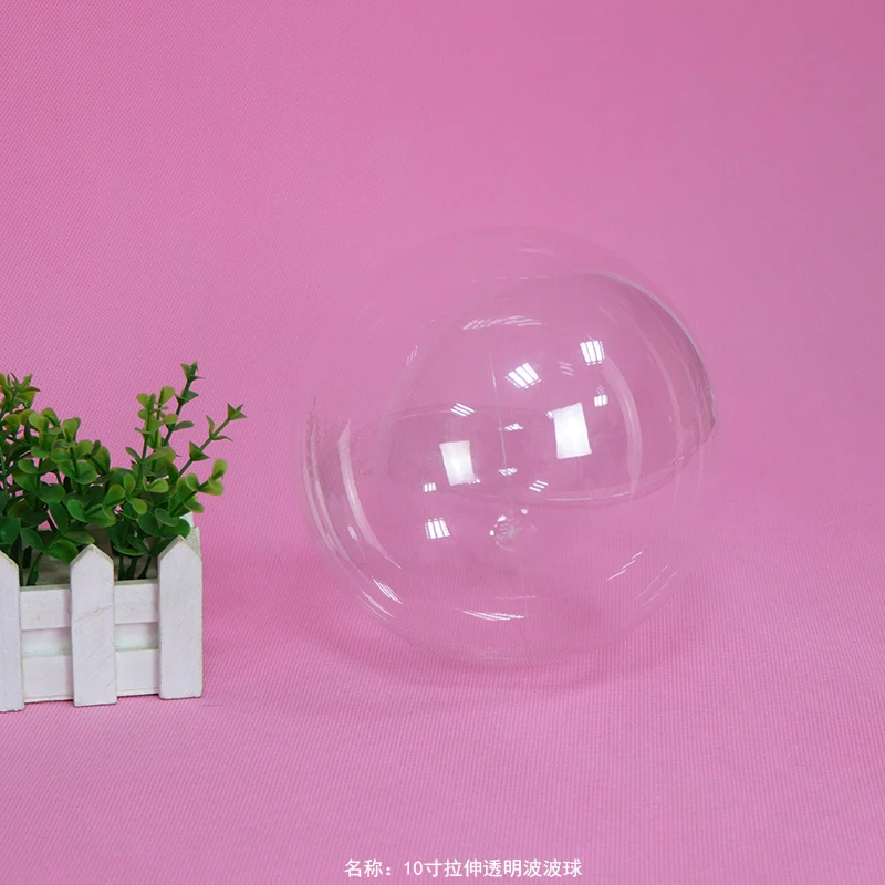 Wholesale 10 18 24 36 inch clear pvc stretchable bubble party helium transparent balloons