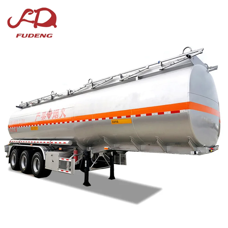 Best price aluminium  carbon steel 45000 50000 liters  petroleum diesel oil tanker semi trailer  For Sale