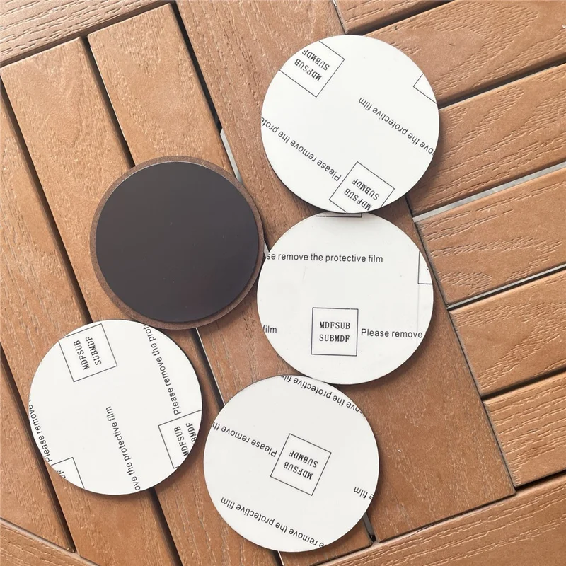 MDFSUB in stock High Quality Wooden Sublimation Blank Magnetic Blank sublimation MDF Fridge Magnets