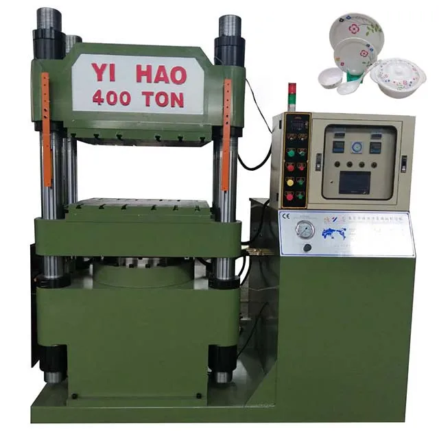 
YIHAO automatic 400T hydraulic press melamine crockery tableware dinnerware dinner set making machine 