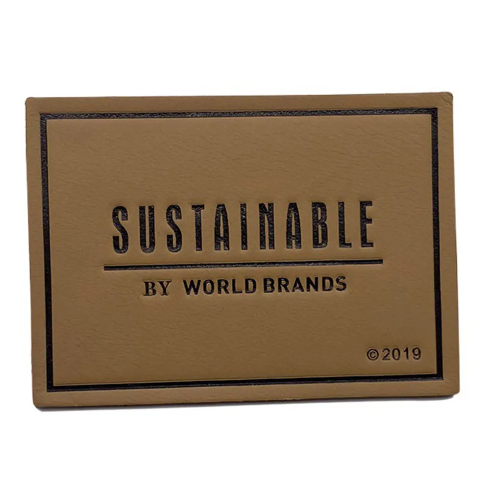 High Quality Garment Leather Patch Label Custom Logo Suede Soft Leather Patch Label Wholesale Cloth Luggage Leather Tag For Bag