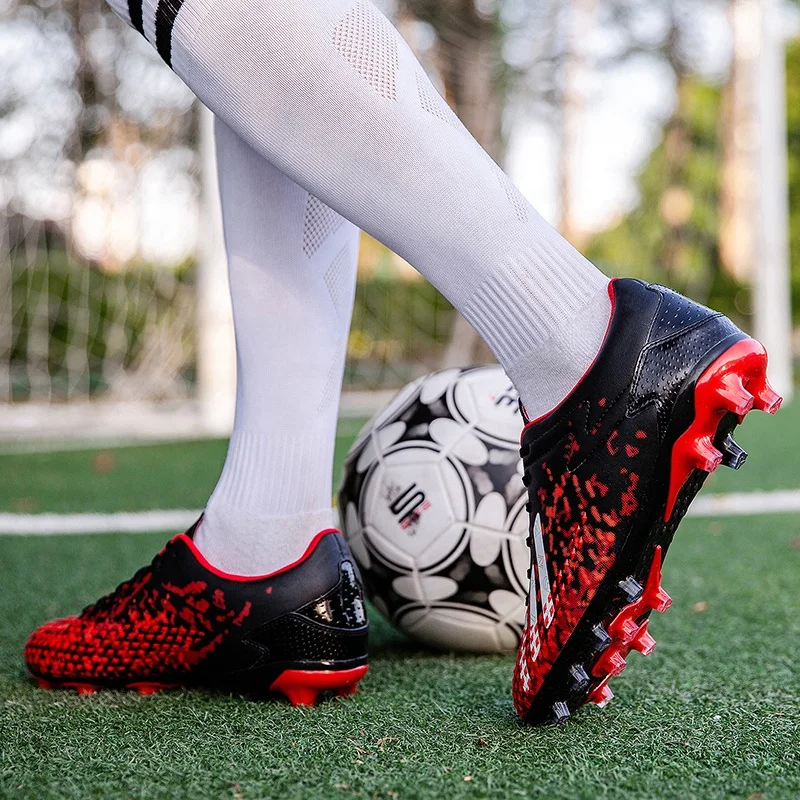 Новое поступление 2021, Мужская футбольная обувь, большие размеры, ультралегкие футбольные ботинки, кроссовки для мальчиков, Нескользящие, AG/TF, футбольные бутсы, ботильоны