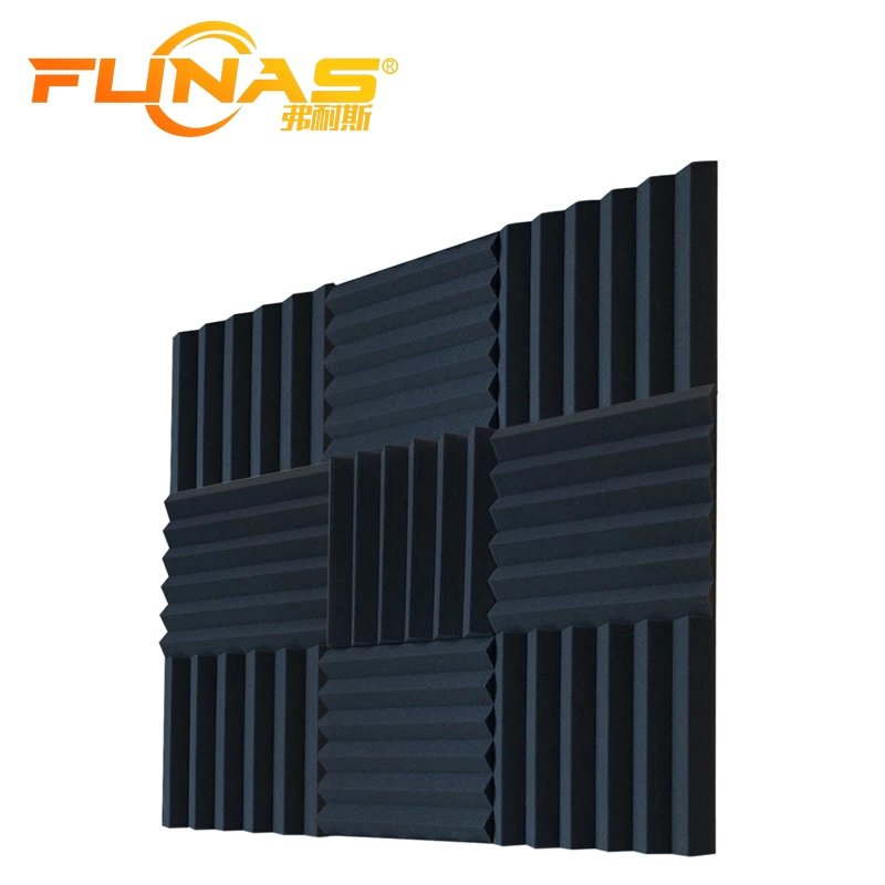 Funas Acoustic Wedge Studio Soundproofing Foam Wall Tiles acoustic panel malaysia acoustic foam soundproof