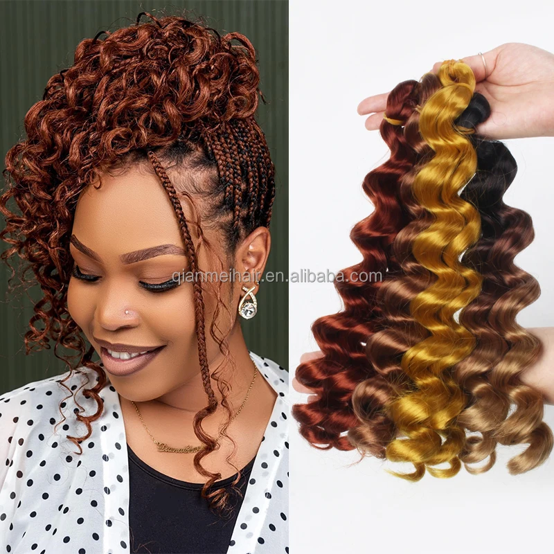 10in spiral curl French loose wave curly Crochet Braid Hair Wand curlys a crochet