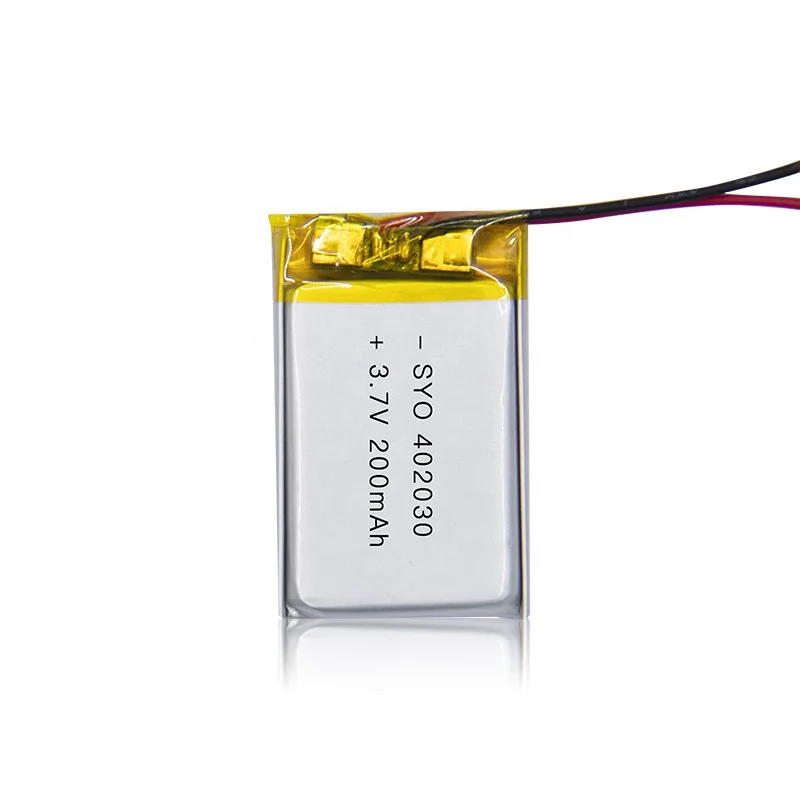 
402030 Rechargeable lithium battery 3.7V hearing aid button polymer lithium soft pack TWS headset battery 