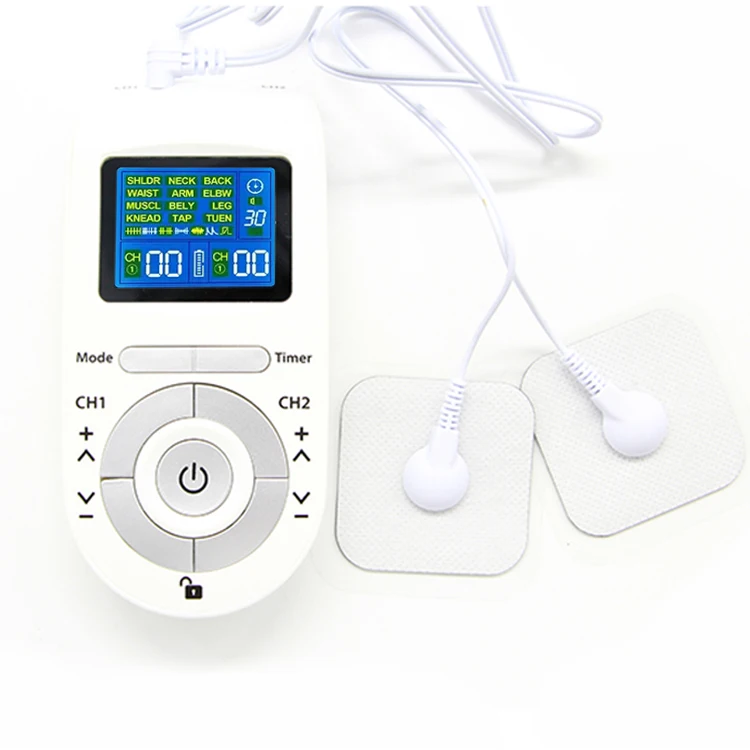 Portable Smart Electric Pulse Acupuncture Electro Muscle Stimulator Portable Physiotherapy Digital Body Massager