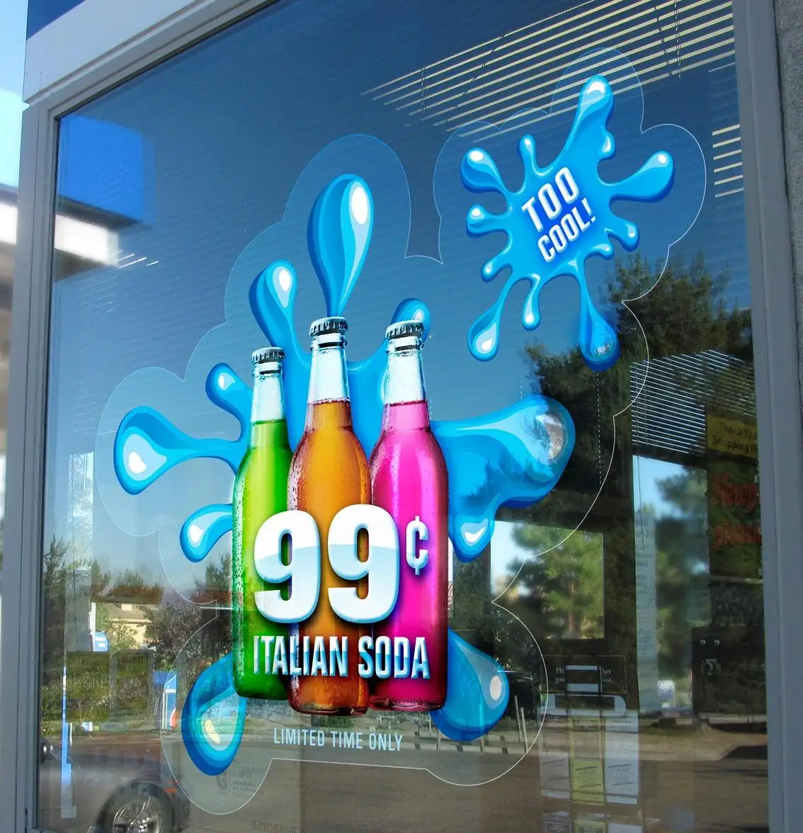 HLY Window Sticker Vinyl Lettering Digital Printing No Glue Static Cling Stickers For Glass Window