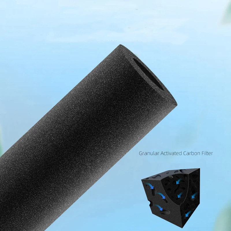 Eco - Friendly industrial activated carbon CTO UDF block filter cartridge for water treatment