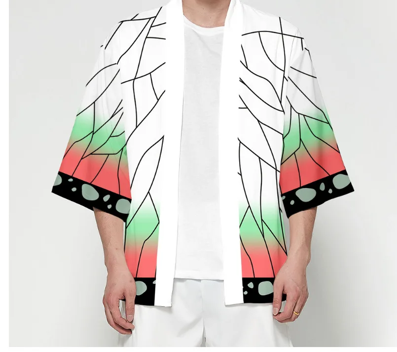 Demon Slayer Kimetsu No Yaiba Cosplay Costume Women Men 3D Printing Japanese Clothes Summer Casual Cool Streetwear Jackets