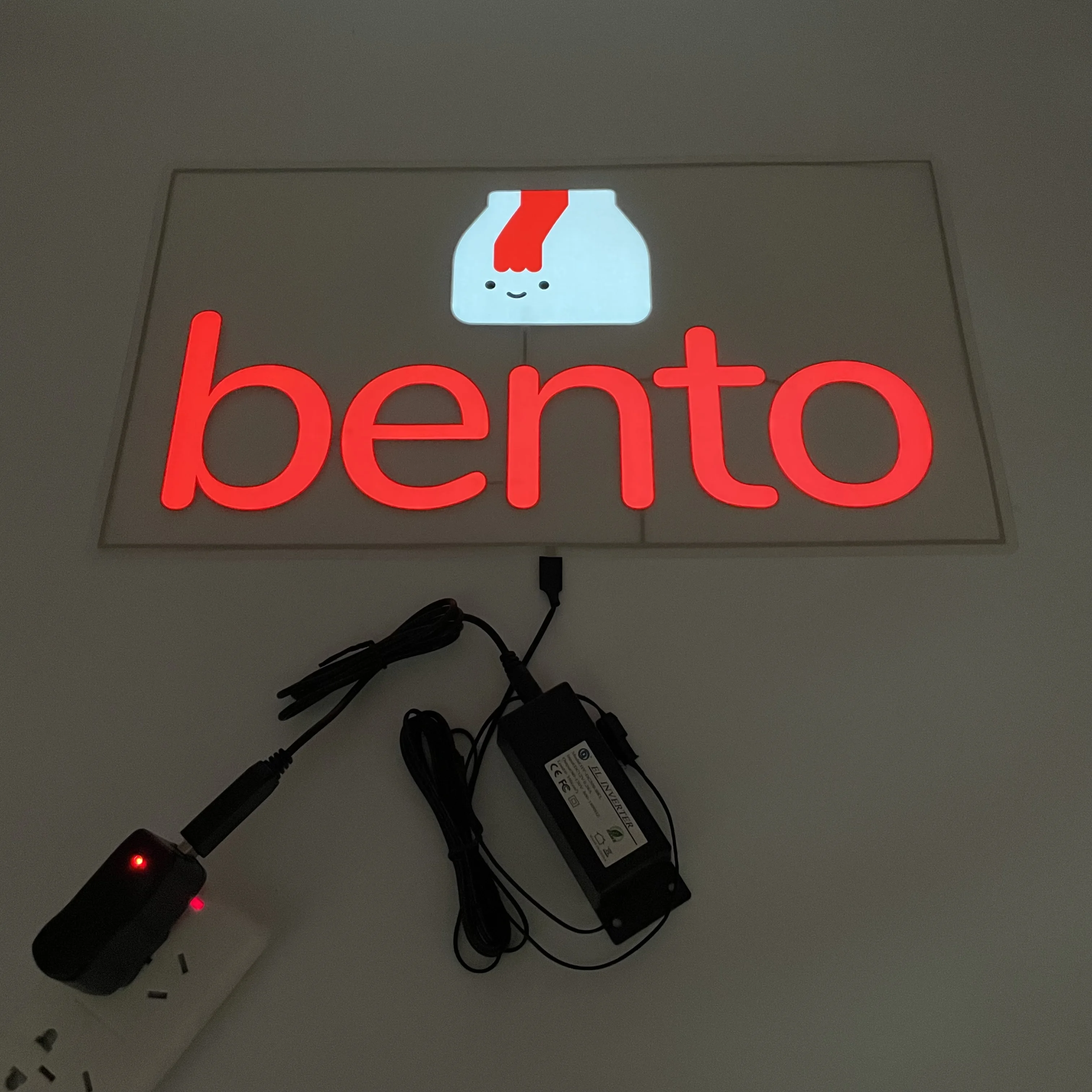 Special customized EL panel Car Windshield decals Car Neon EL Light sticker Flash Lamp Sticker with DC USB 5V or DC 12V inverter