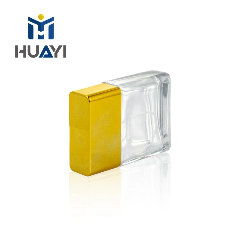 HUAYI wholesale women men 50 ml 15/410 screw neck cute cosmetic empty clear glass perfume bottle
