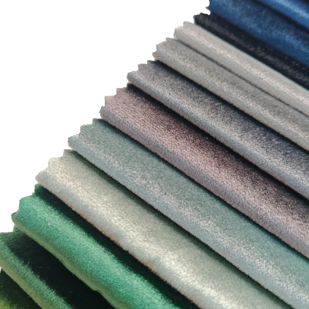 Hot Pink Veet Fabric Crushed and Aqua Floral Jacquard with Glitter Knitted Technique for Upholstery and Sofa Covers