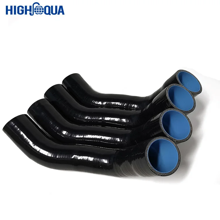 Высокая температура 4 слоя волокна оплетка армирования силиконовый турбо шланг