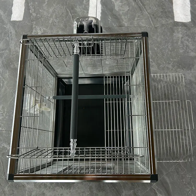 Relaxlines portable outdoor indoor multifunctional big birdcage parrot stainless steels bird cages for sale