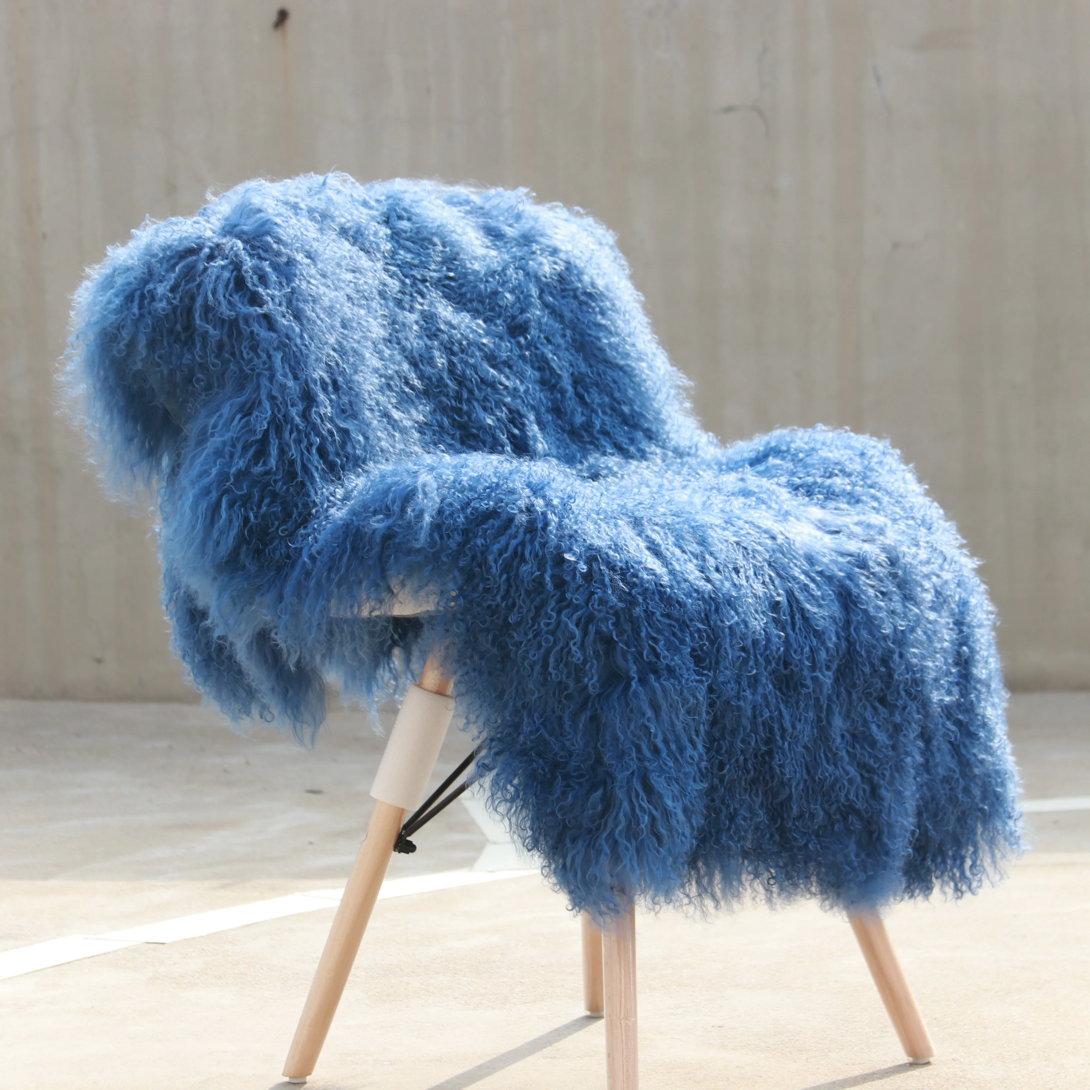 Оптовая цена 60x120 см кудрявые тибетские овечьи меховые длинные волосы монгольская овчина