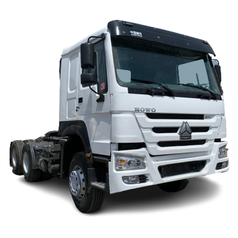 Second-hand Sinotruck Howo 6x4 10 Wheeler 371 Hp/375 hp Tractor Trailer diesel Manual Tractor Truck at Good Price
