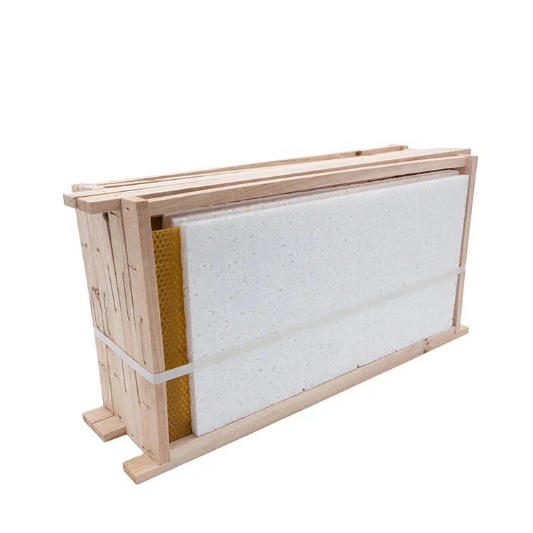 Factory direct sales beekeeping equipment beeswax foundation beehive frames