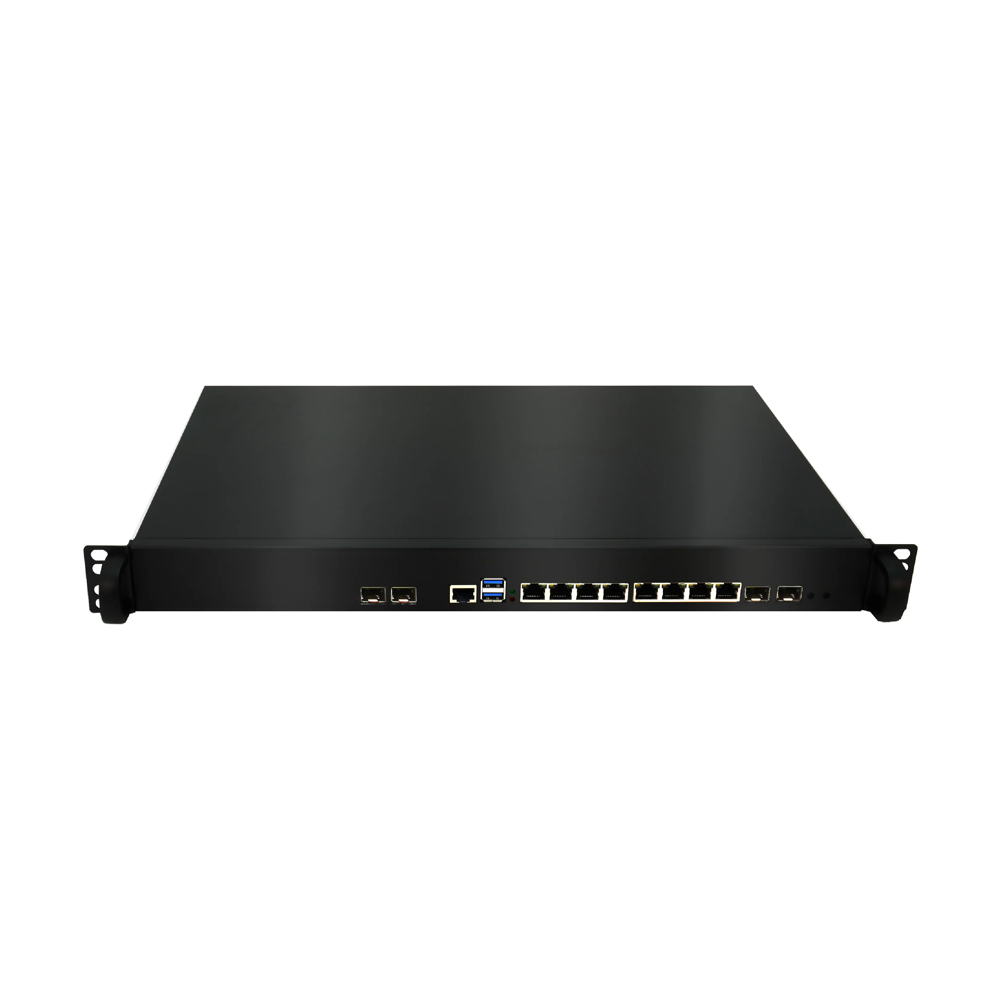 8 LAN 1U firewall processor with i7-3632qm 4*SFP support 2*PSU Pfsense 1U firewall PC Network security appliance