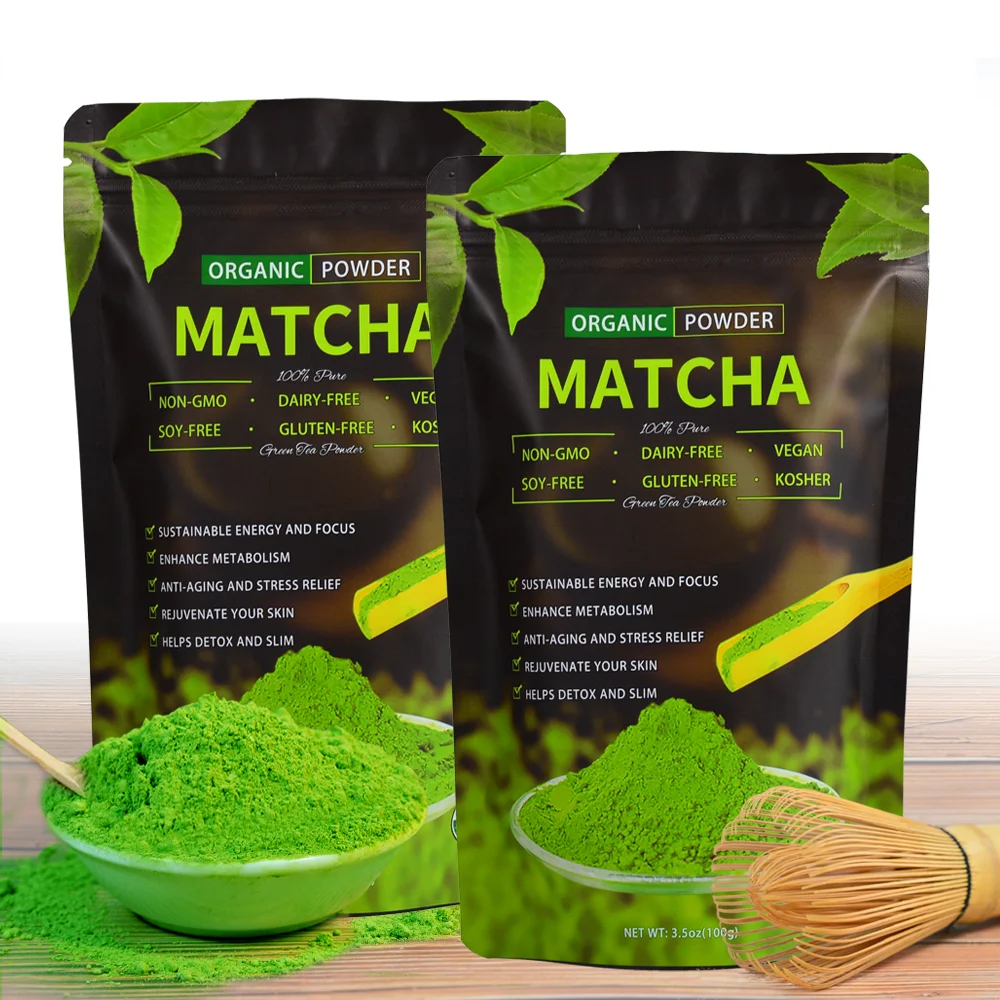 Оптовая продажа органический японский порошок зеленого чая Matcha с OEM-упаковкой церемониальная церемония под частной торговой