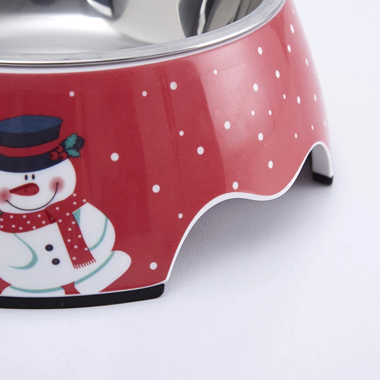 Stainless Steel Dog Bowl Eating Basin Single Cat Bowl Antiskid Pet Bowl Feeding Drinking Water Pet Supplies