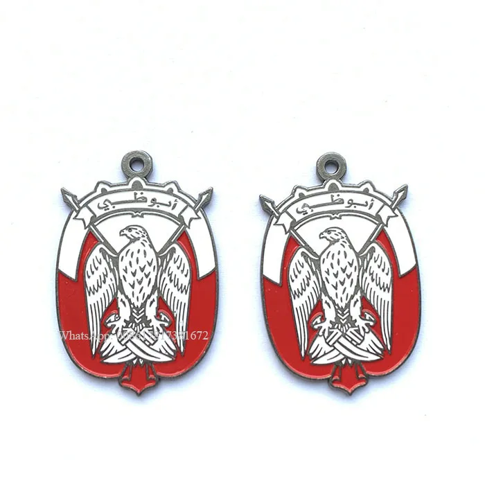 Factory Price!! Abu dhabi Falcon badge with magnet For UAE National Day Souvenir