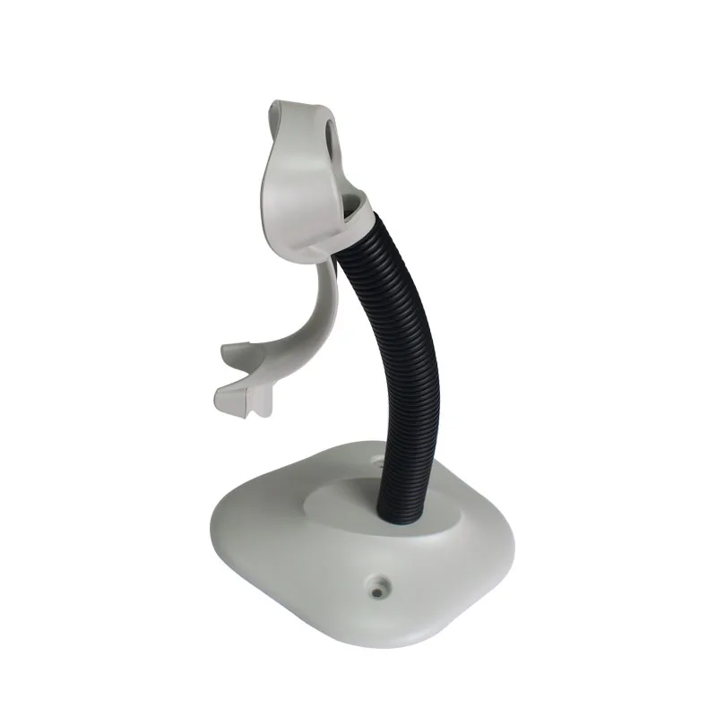 Adjustable Gooseneck Stand Holder for Zebra  LS-2208  Barcode Scanner Reader White