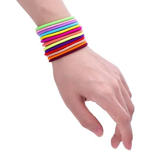 Elastic  Hair Ties Rubber Hair Rings Comfortable Rubber Elastic Hair Bands