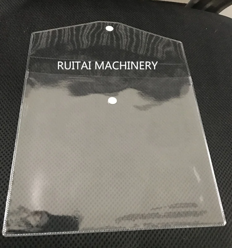 Automatic PVC Snap Button Bag Making Machine