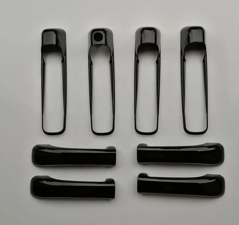 Glossy Black  Car Exterior Auto Accessory Door Handle Cover For 09-18 dodge RAM1500 2500 3500