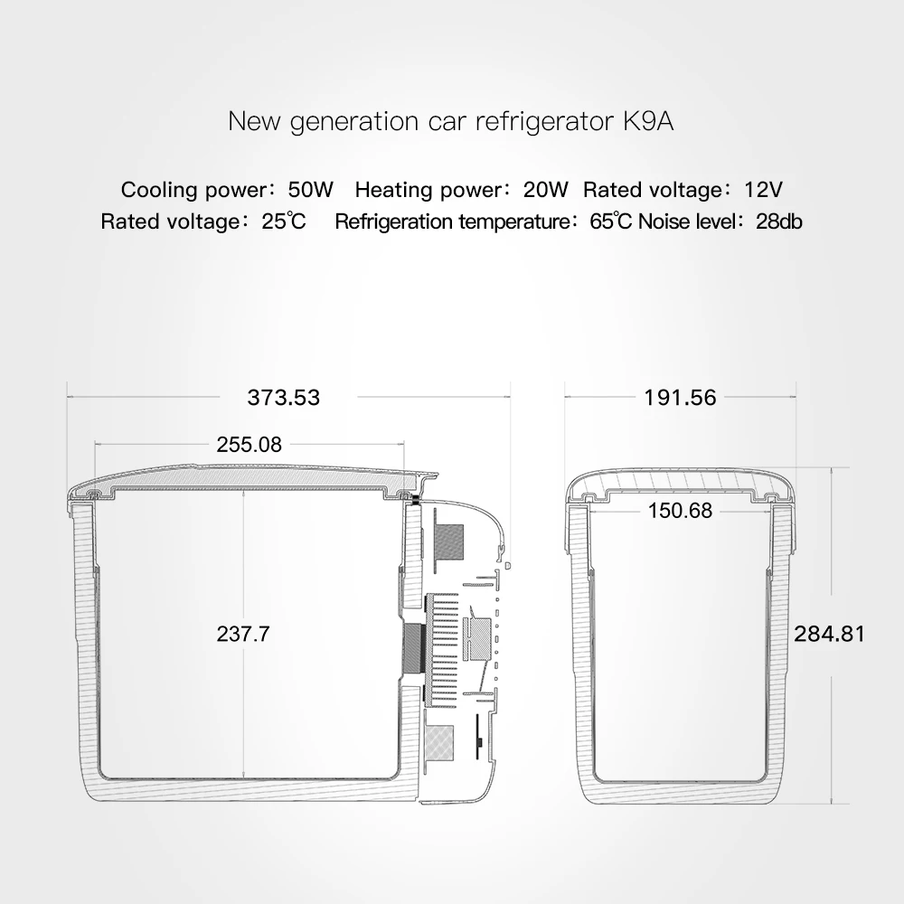 2023 Promotional Various Durable Using Car Cooler Box Fridge Compressor 12v, Mimi Refrigerator for Car and Mini Car Fridge 12v