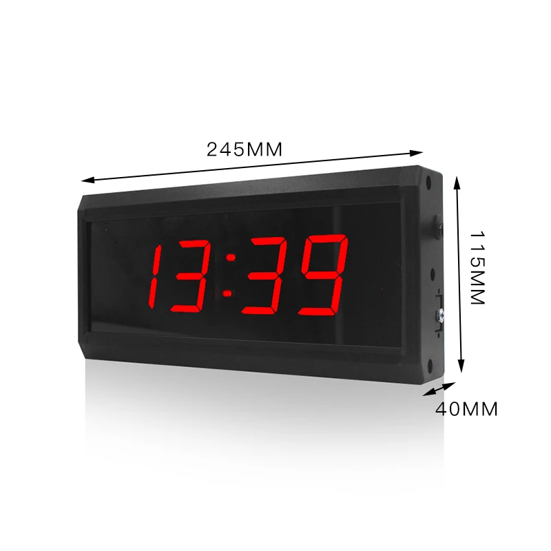 Custom China Factory Price Mini Aluminum Alloy  Muti-function Rechargeable LED Digital Clock
