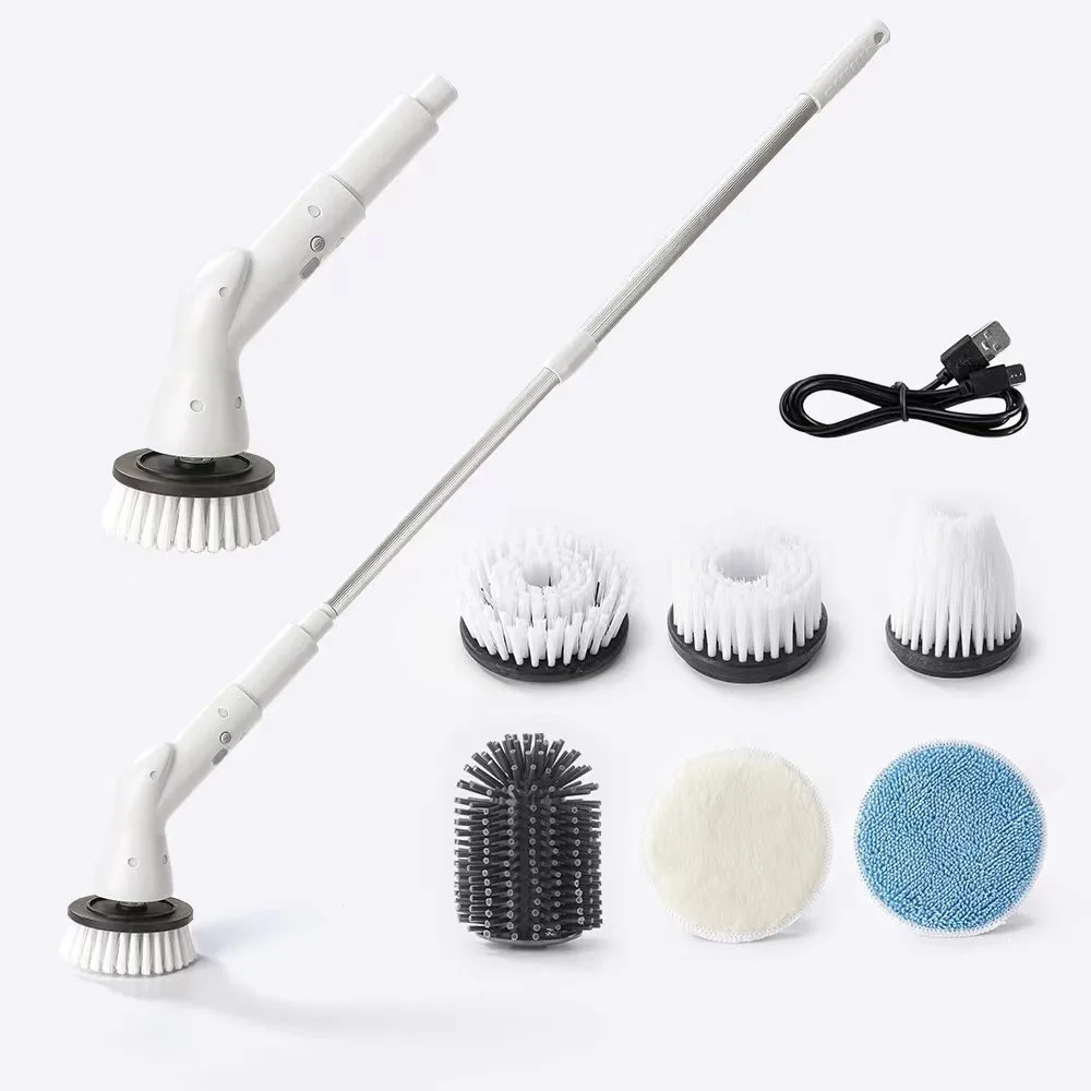 Hot Selling Smart Cordless Usb Electric Brush For Cleaning 9 In 1 Electric Spin Scrubber,Cleaning Brush