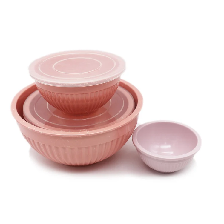 Cheap design custom wholesale High quality plastic food grade melamine mixing storage kid bowl set