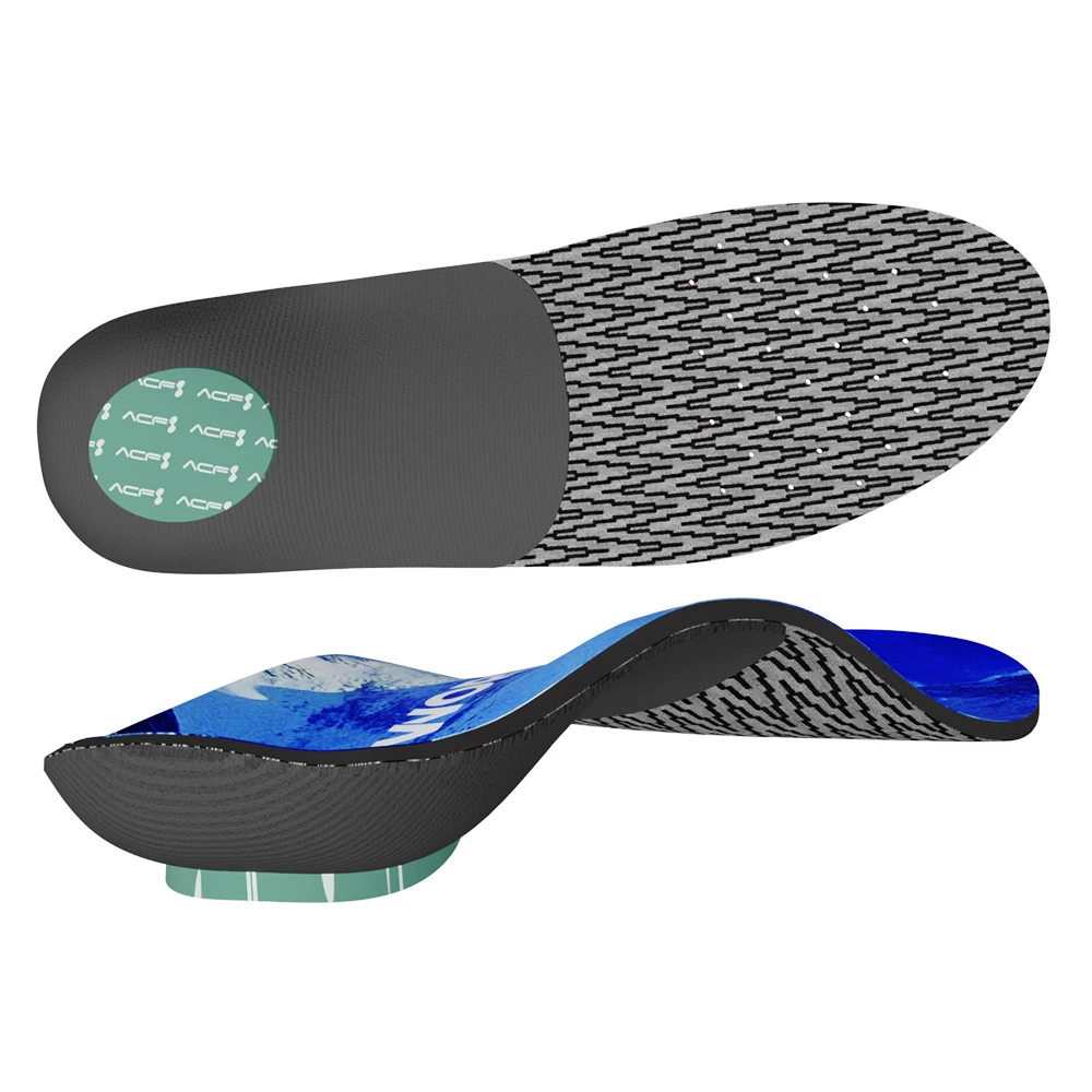 New Arrival Skiing Insoles Foot Arch Support Orthotic Shoe Insert Foot Templates