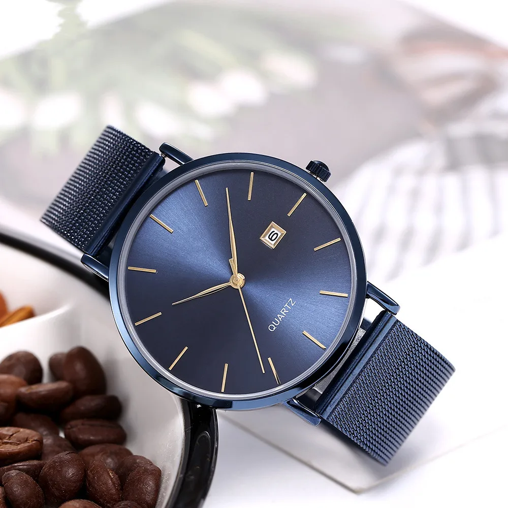 Minimalist Mens Women Couple Watches Classic Simple OEM Custom Logo Wristwatch Timepiece Quartz Drop shipping Wristwatches