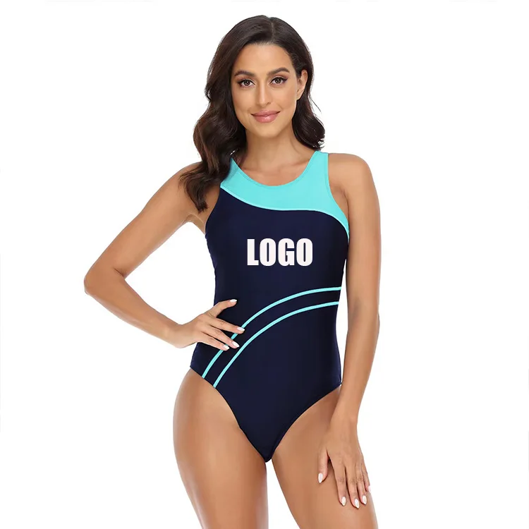 Plus Size Modest Swimming Bathing Suits for Women Fitness Plus Size Swimwear Beachwear Sports Competition One Piece Swimsuit