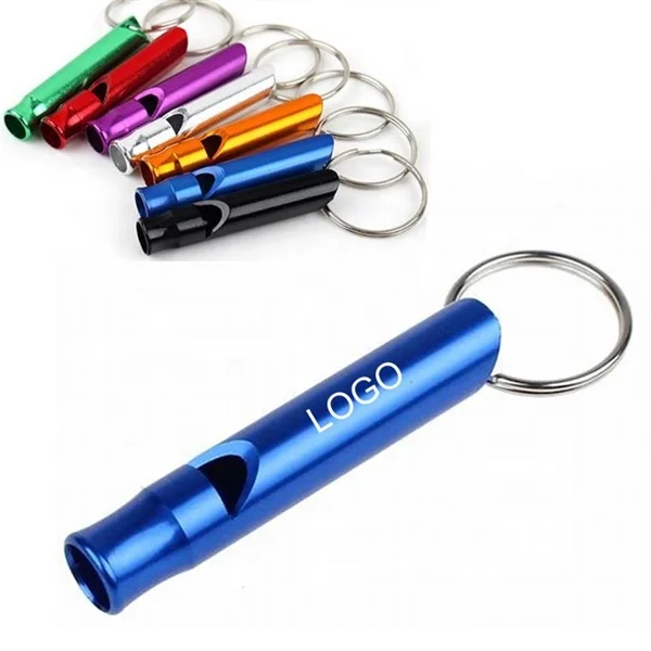 Размер L соответствует свисток из алюминиевого сплава для ключей на открытом воздухе металл аварийно-спасательный Спорт Отдых Охота трубы брелок