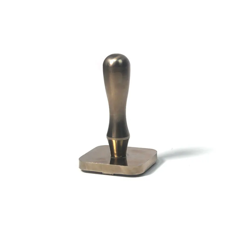 Good quality Custom Copper Brass Without Lead Plumbum Seal Monogram Logo Engraved Business Ice Cube Branding Stamp