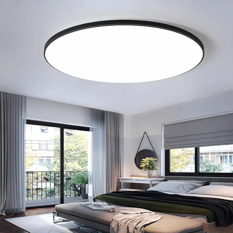 High Quality ABS PVC Circular Surface Installation 18w 24w 48w LED Ultra-thin Panel Light Ceiling Light
