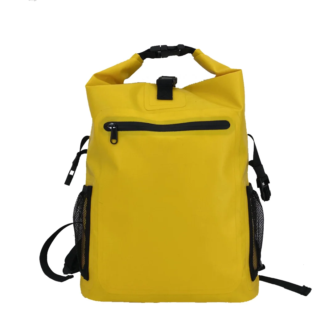 High Quality Customized 20l waterproof backpack rolling top PVC backpack
